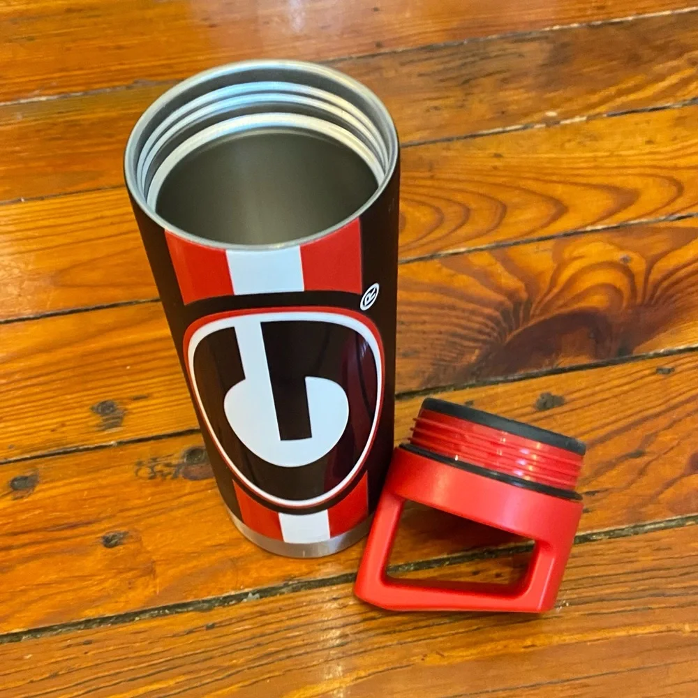 UGA Big G Georgia Bulldogs Tumbler Water Bottle Brand New